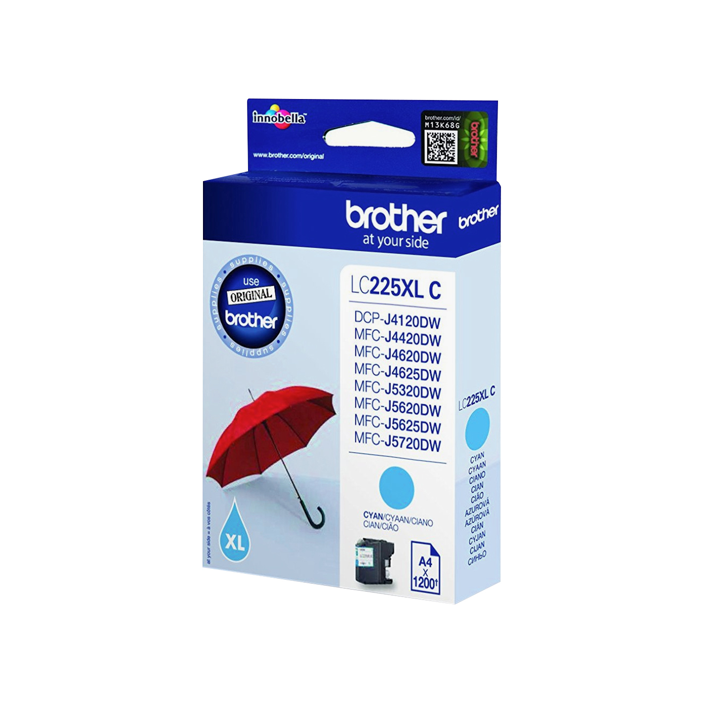 BROTHER Cartucho tinta azul super larga duracion MFCJ4120DW/MFCJ4620DW/MFCJ5320DW/MFCJ5620DW/J5720