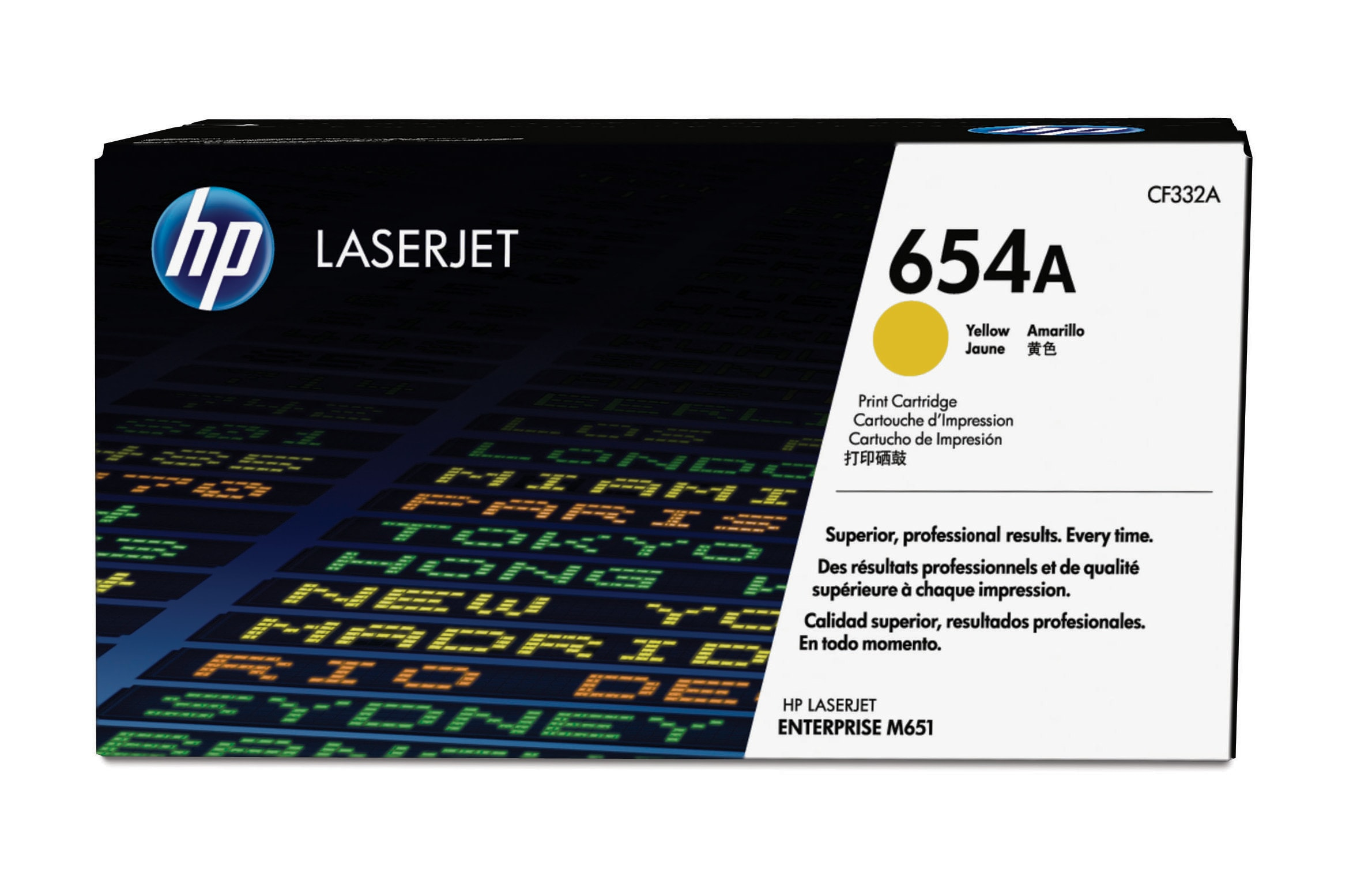 HP LaserJet 654A Toner Amarillo
