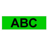 BROTHER Cinta laminada verde/negro 24mm, 15m