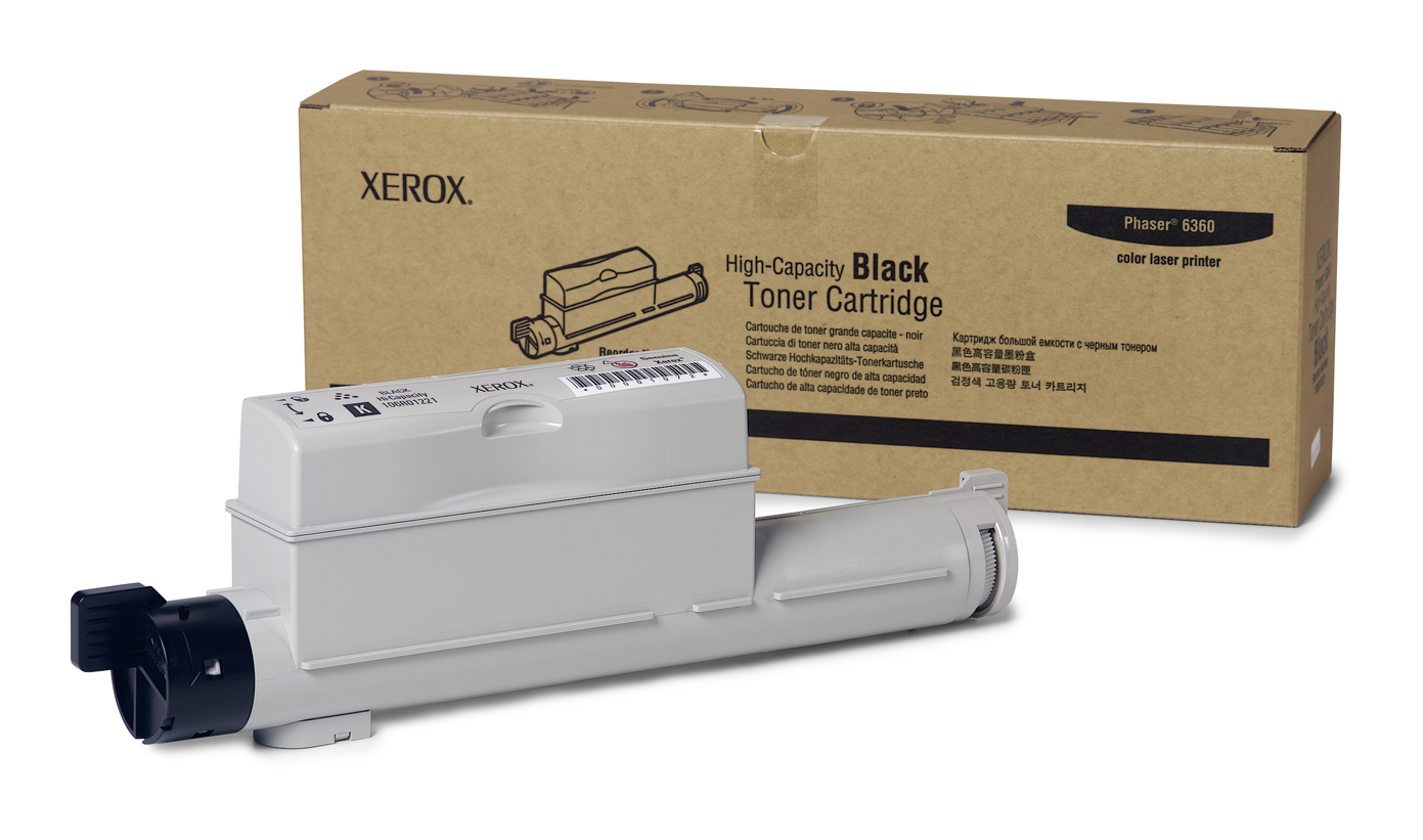 XEROX Toner TEKTRONIX Phaser 6360 Negro Alta Capacidad