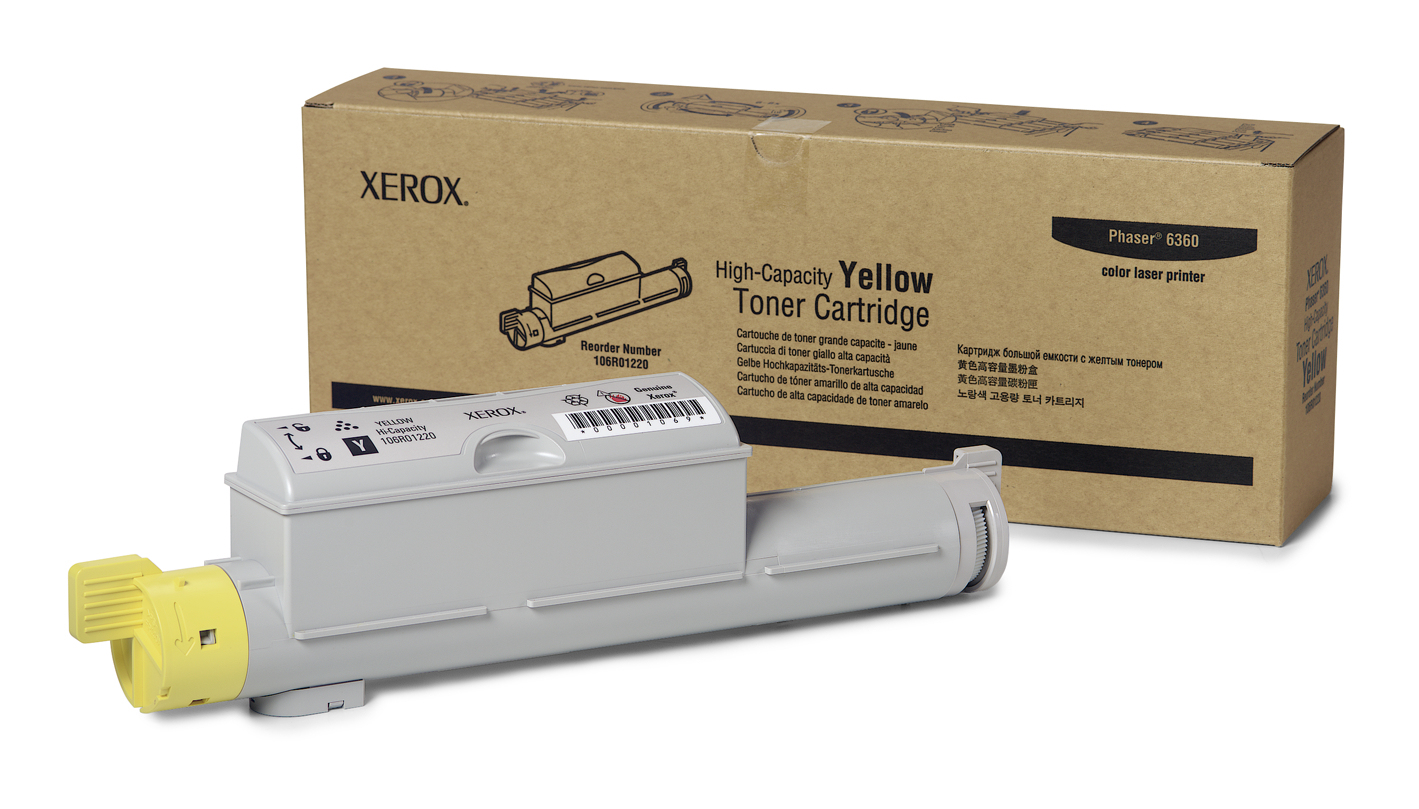 XEROX Toner TEKTRONIX Phaser 6360 Amarillo Alta Capacidad