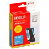 RICOH G700 Tinta gel Type RC-C21 Cian alta capacidad
