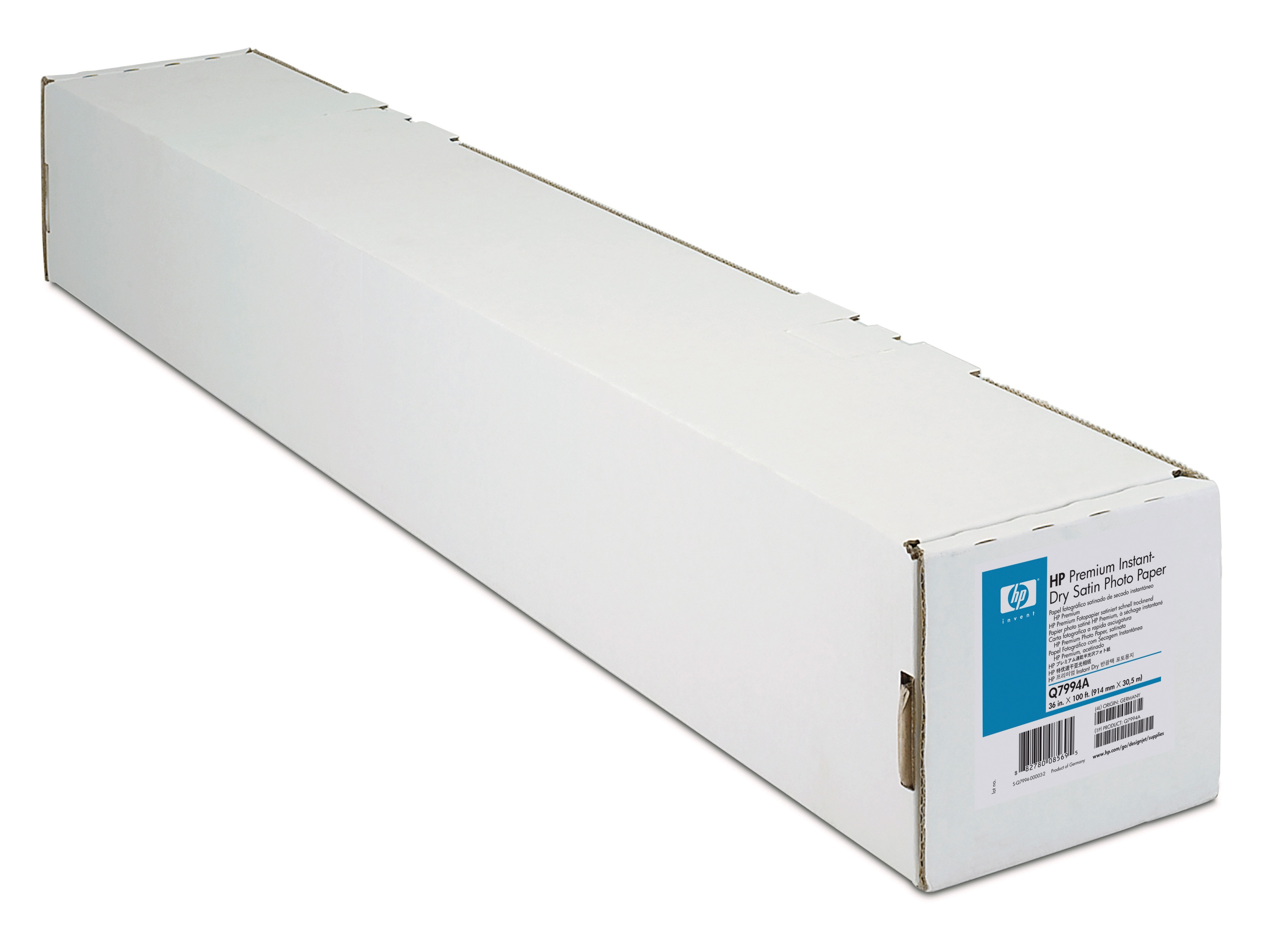 HP Papel Premium Fotografico Satinado. Secado Instantaneo 260g/m2, 24"/610mmx22, 8m