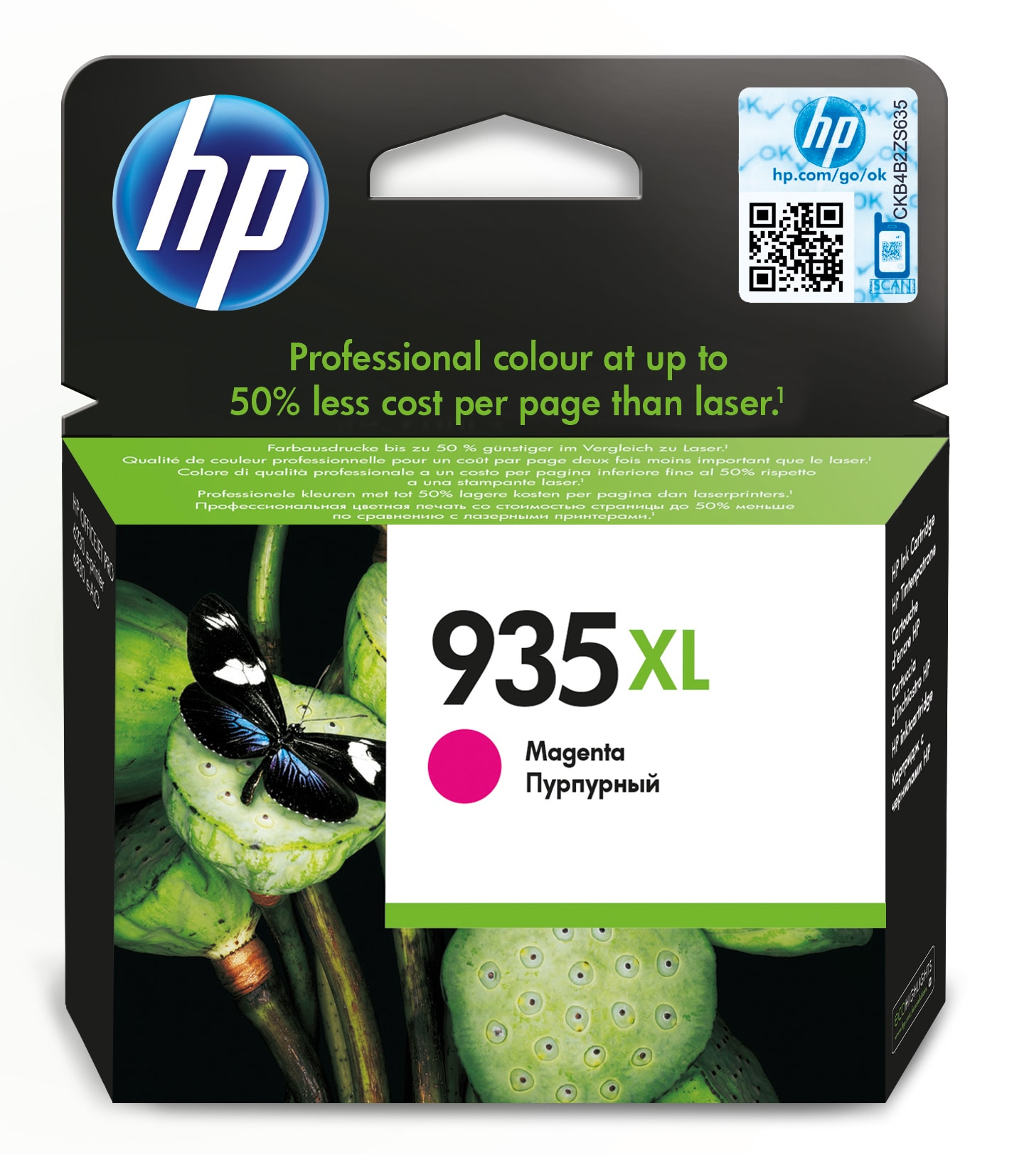HP OfficeJet Pro 6230/6830 Cartucho Magenta nº935XL