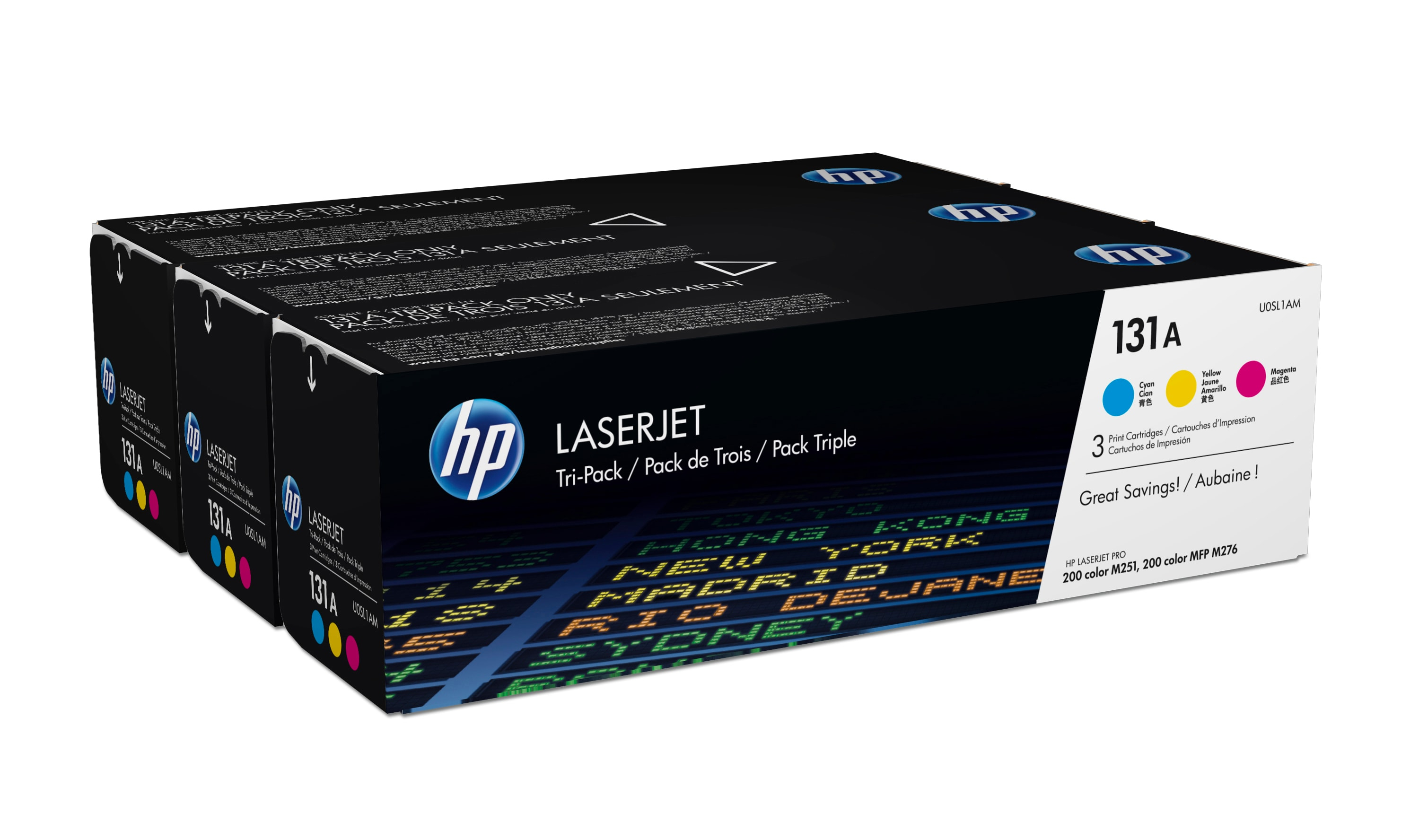HP nº131A Pack 3 Toner Cian/Magenta/Amarillo
