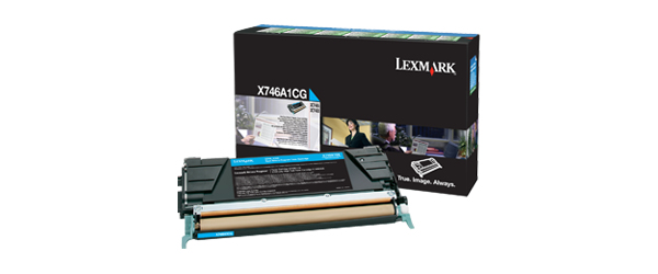 LEXMARK X-746/748 Toner Cian Retornable