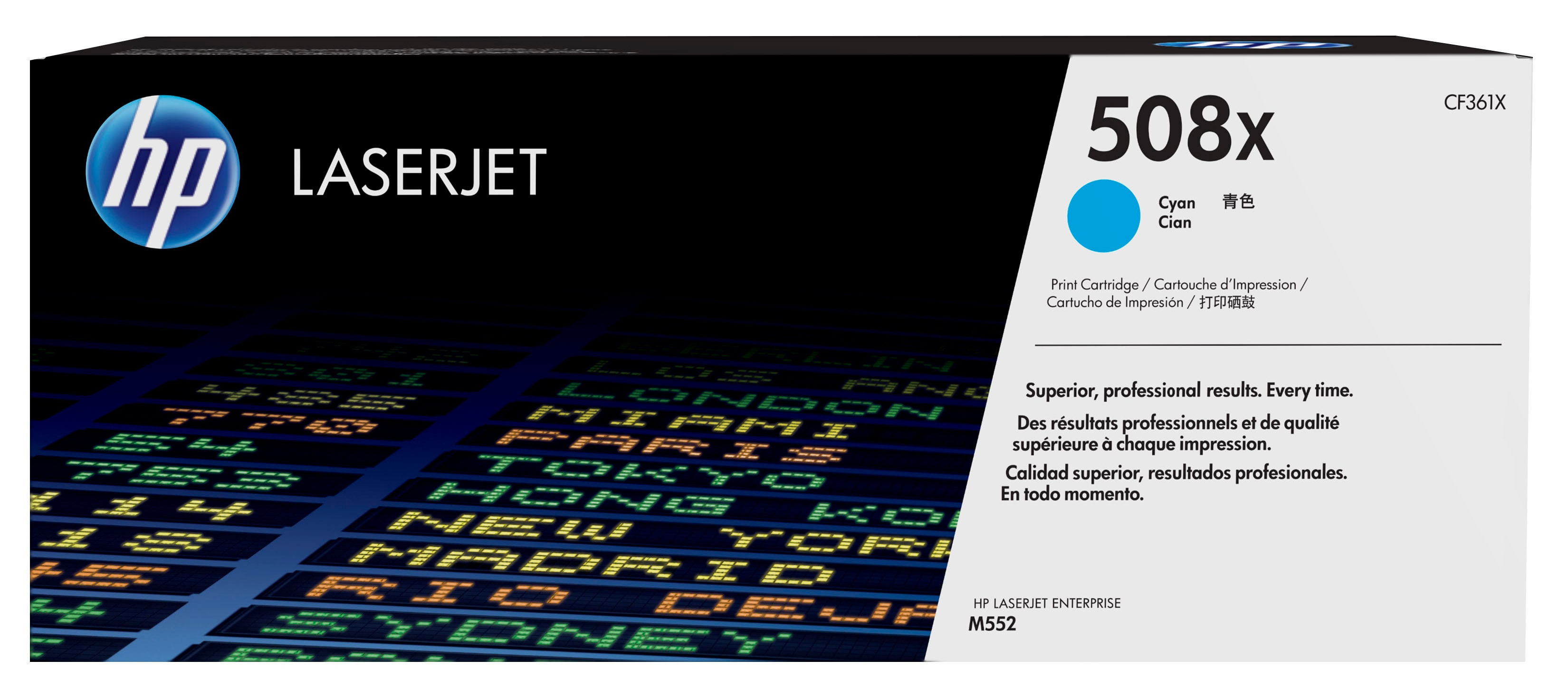 HP Laserjet M553/M577 Toner 508X Cian Alta 9.500 paginas alta capacidad