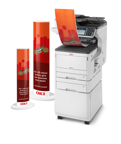 OKI Equipo multifuncion Laser LED Color MC853dnct