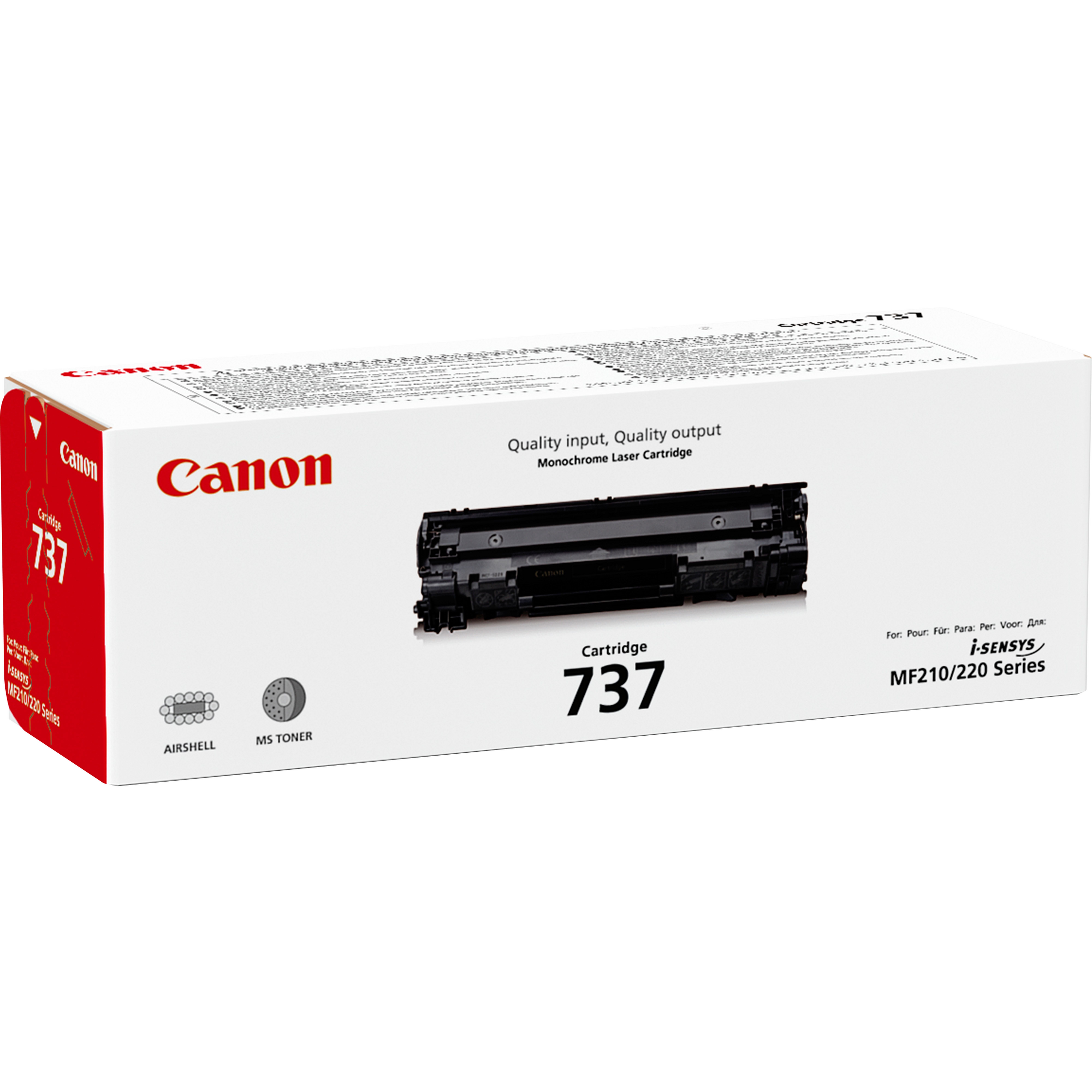 Canon I-SENSYS MF212W/226DN Toner Negro CRG737 2.400 paginas