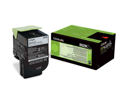 LEXMARK 802K Toner Retornable Negro(1k)