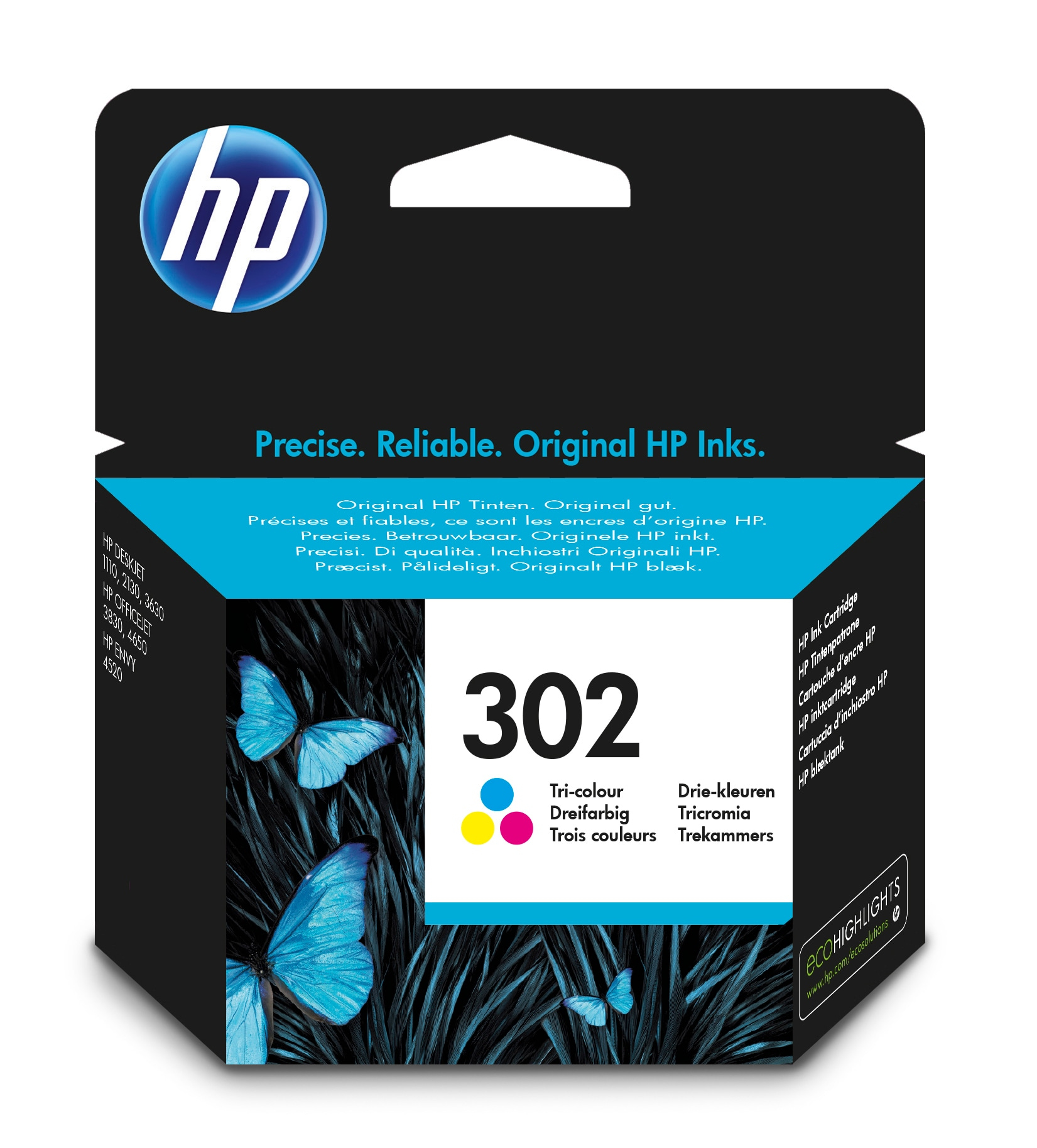 HP OfficeJet 3636/3830/3832 All-in-One Nº302 Cartucho Tricolor