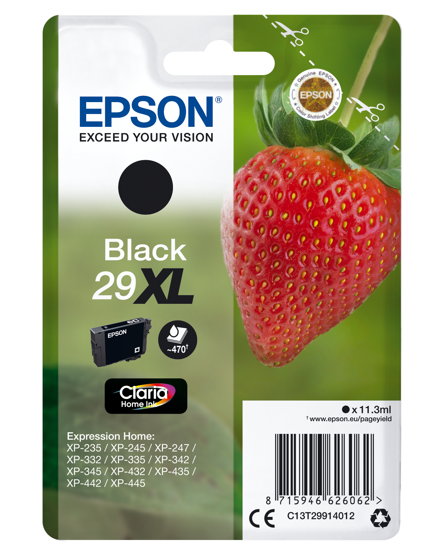 EPSON Expression Home XP-235 Cartucho Negro 29XL