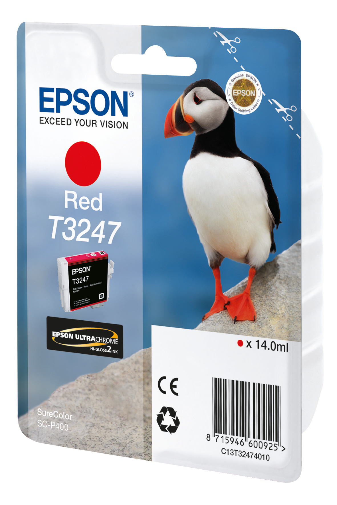 Epson SureColor SC-P400 Cartucho Rojo