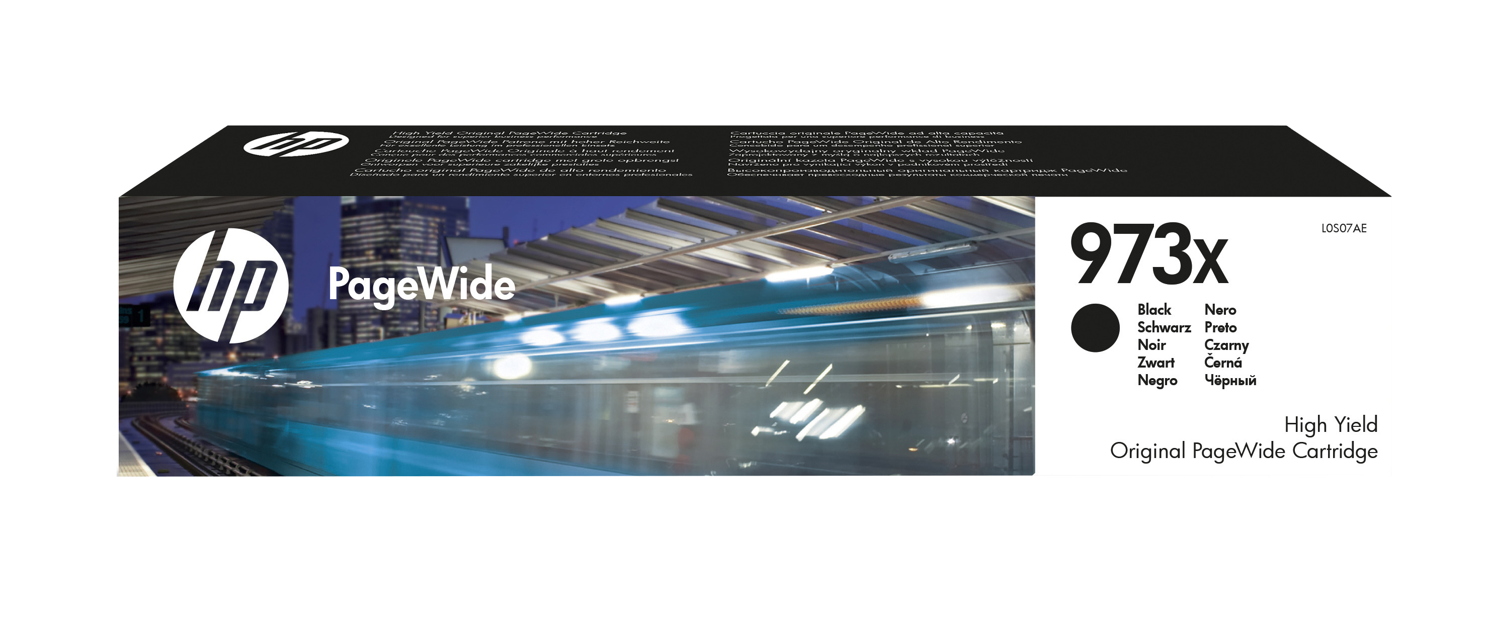 HP PageWide Pro 477/ Managed MFP P57750dw Cartucho de tinta negro nº973X