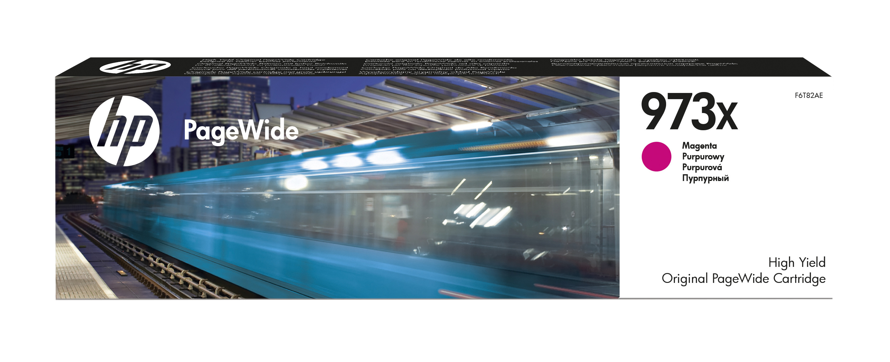 HP PageWide Pro 477 nº973X Cartucho Magenta Alta