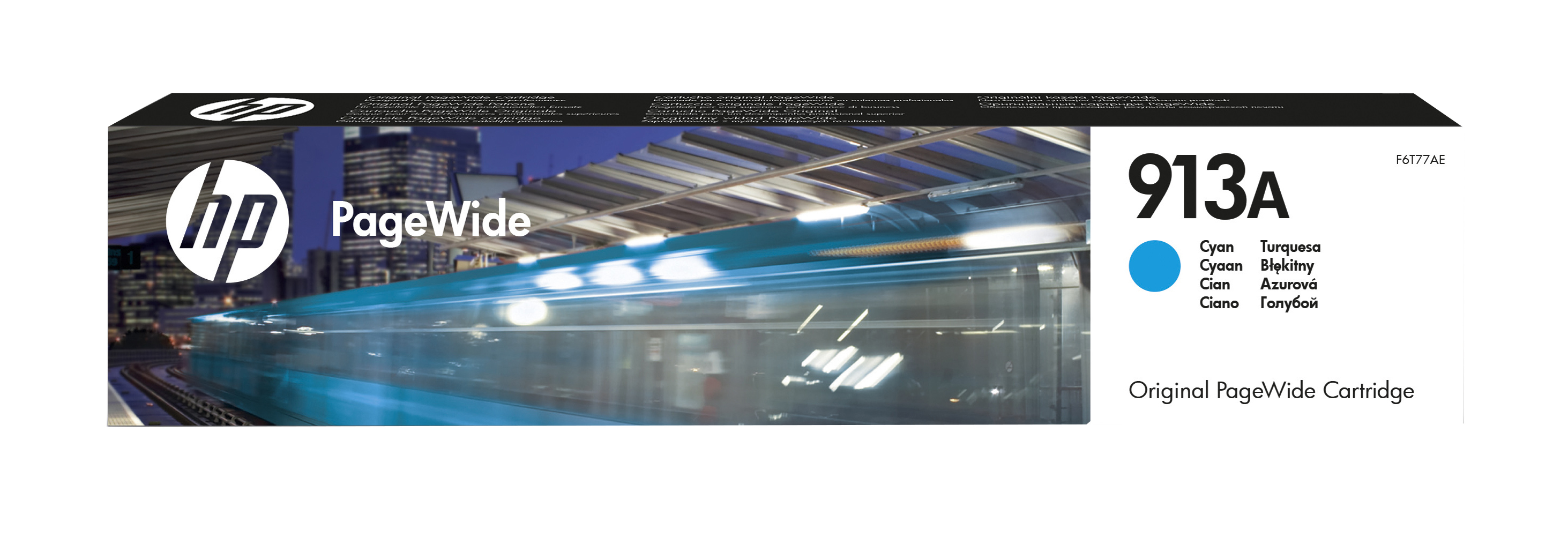 HP PageWide 352dw/377dw MFP nº913A Cartucho Cian 3.000 paginas