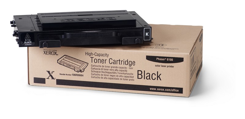 XEROX Toner TEKTRONIX Phaser 6100 Negro Alta Capacidad