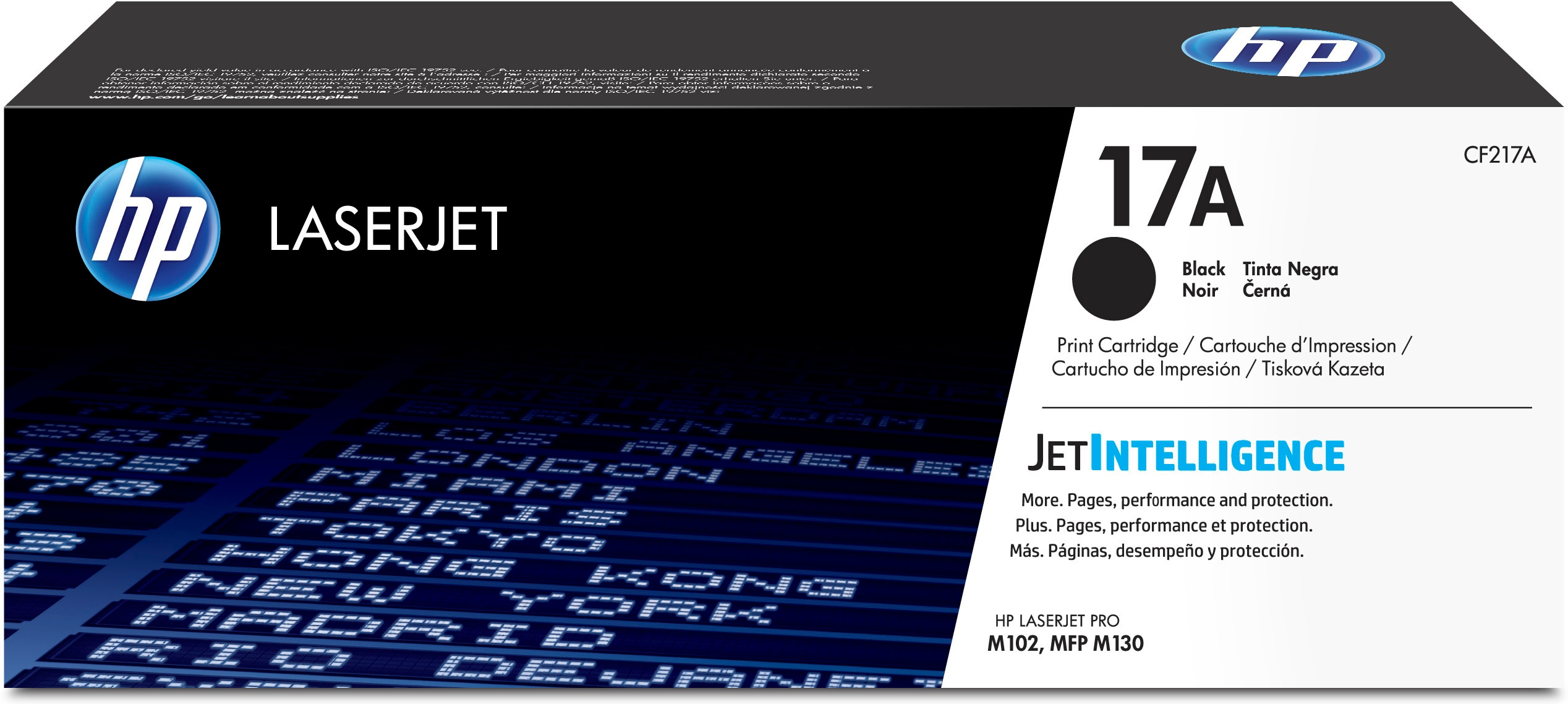 HP LaserJet Pro M102/M104/MFP M130/M132 Toner Negro 17A