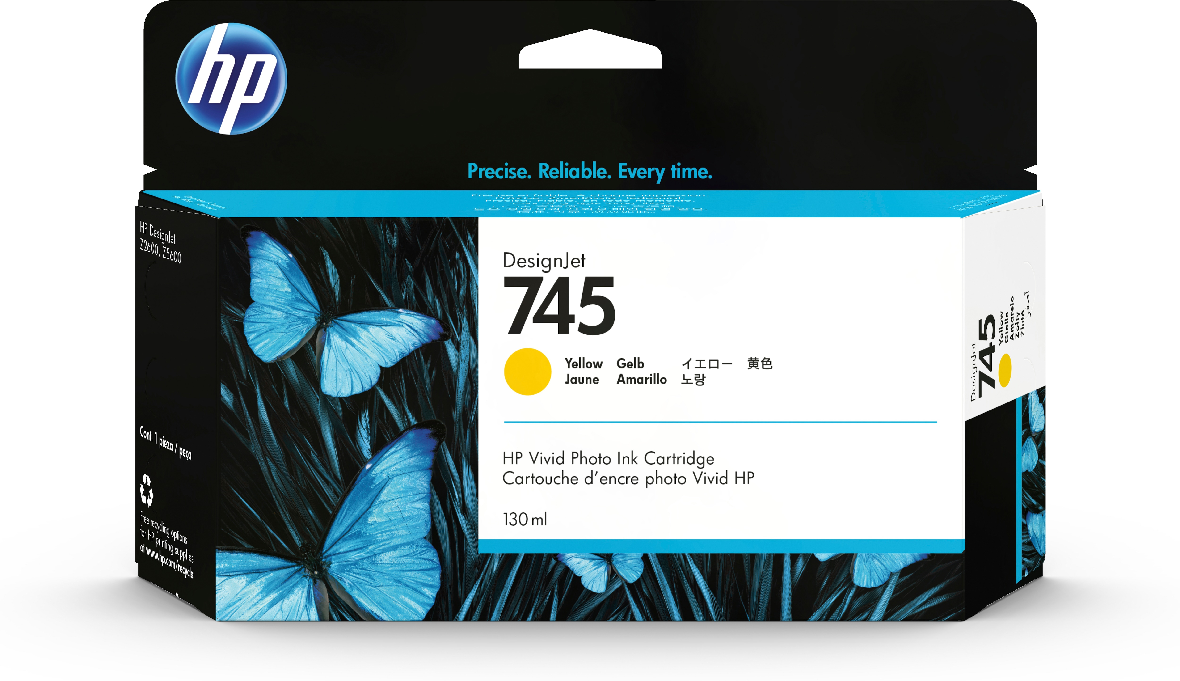 HP DesignJet 745 Cartucho Amarillo 130ml