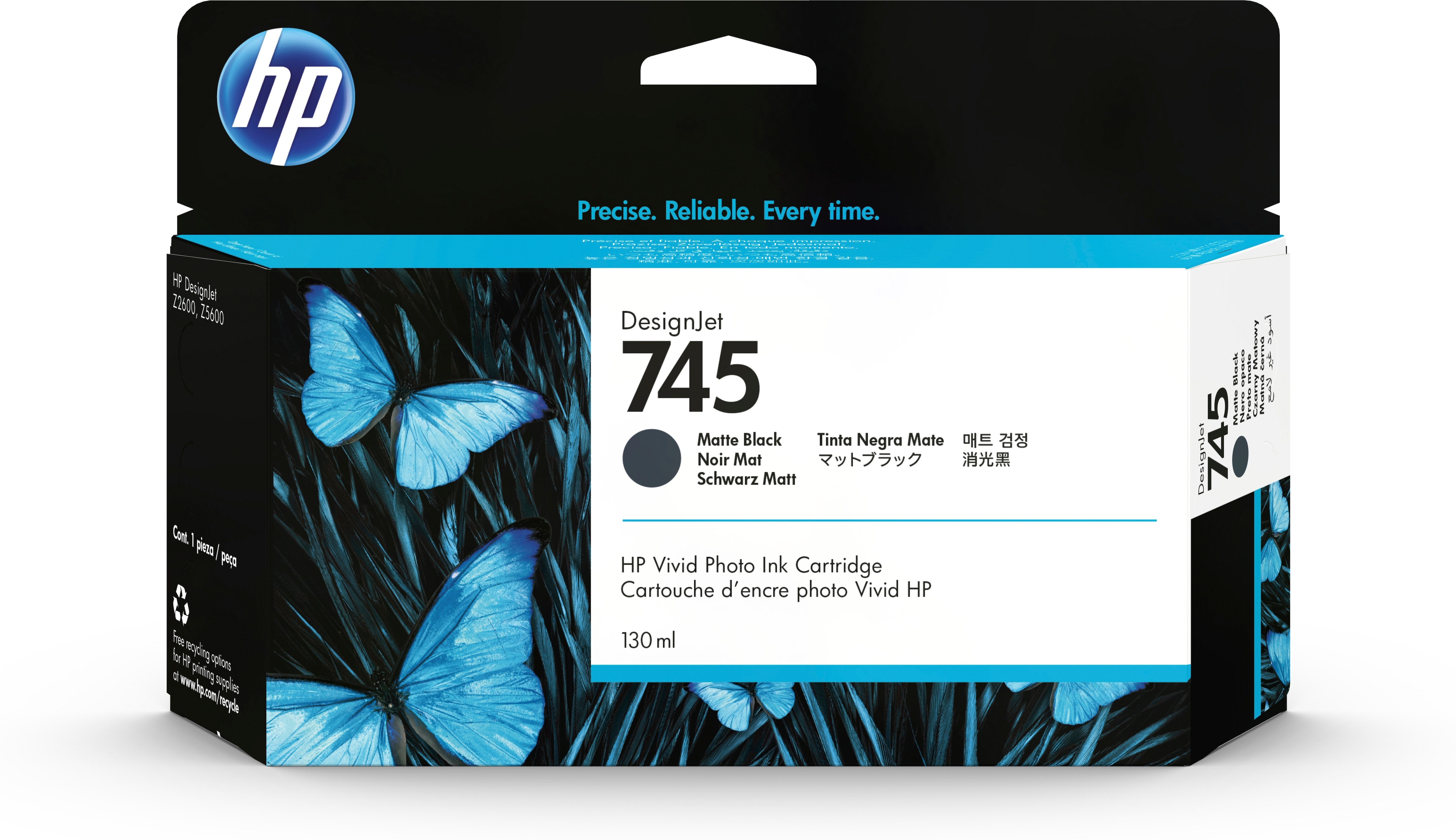 HP DesignJet 745 Cartucho Negro Mate 130ml