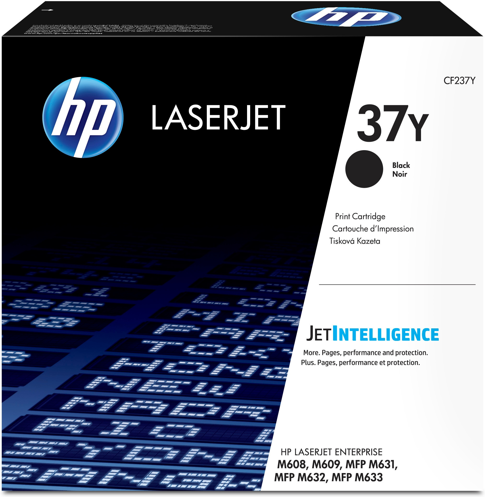 HP LaserJet M608n/dn/x Toner Negro nº37Y