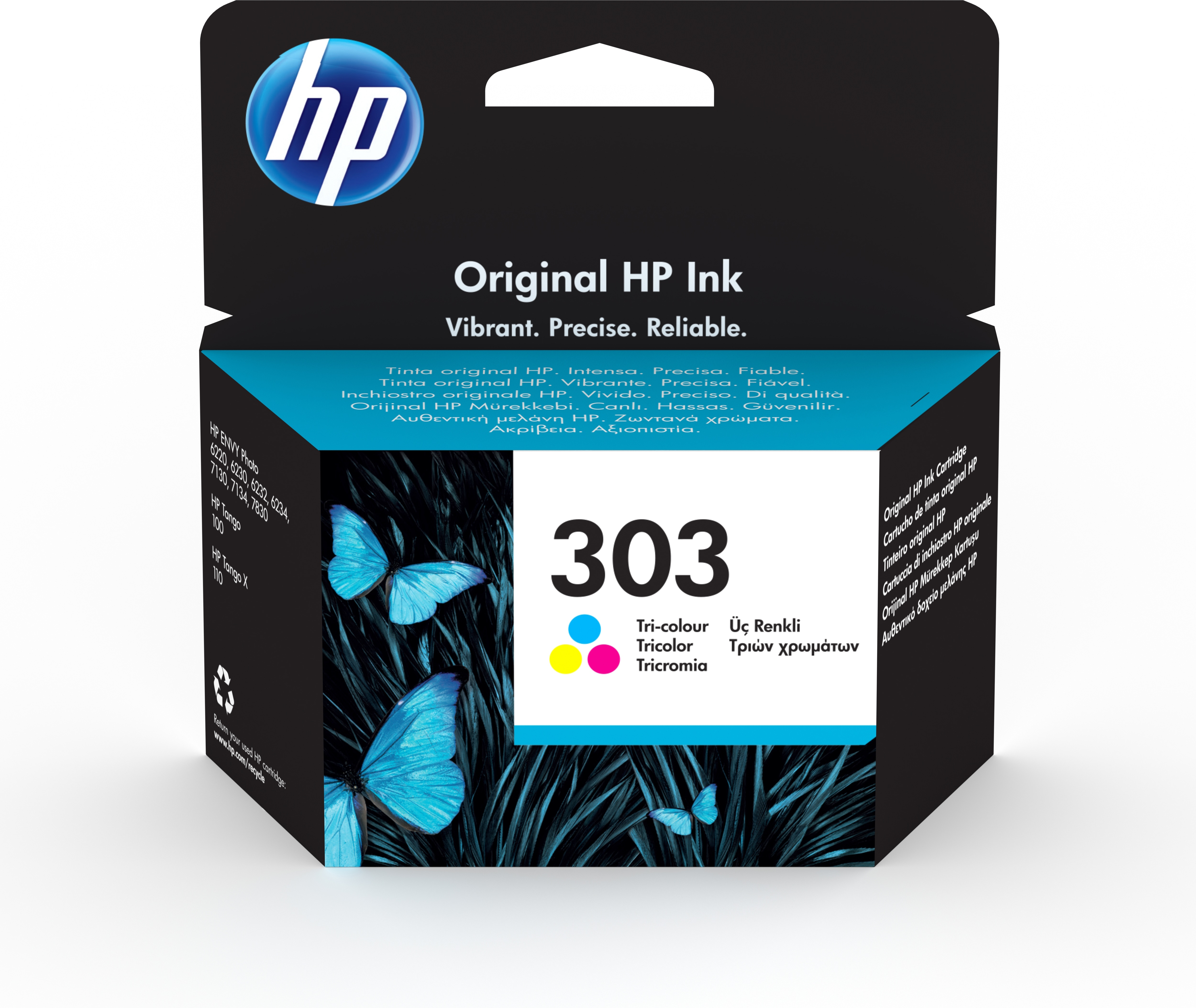 HP Envy Photo 6230,7130,7134,7830 Cartucho nº303 Tri-color