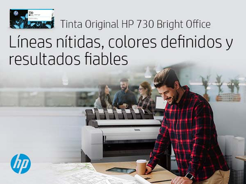 HP nº730 300-ml Yellow Ink Cartridge