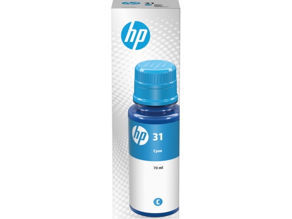 HP Botella de tinta Original º31 cian 70 ml