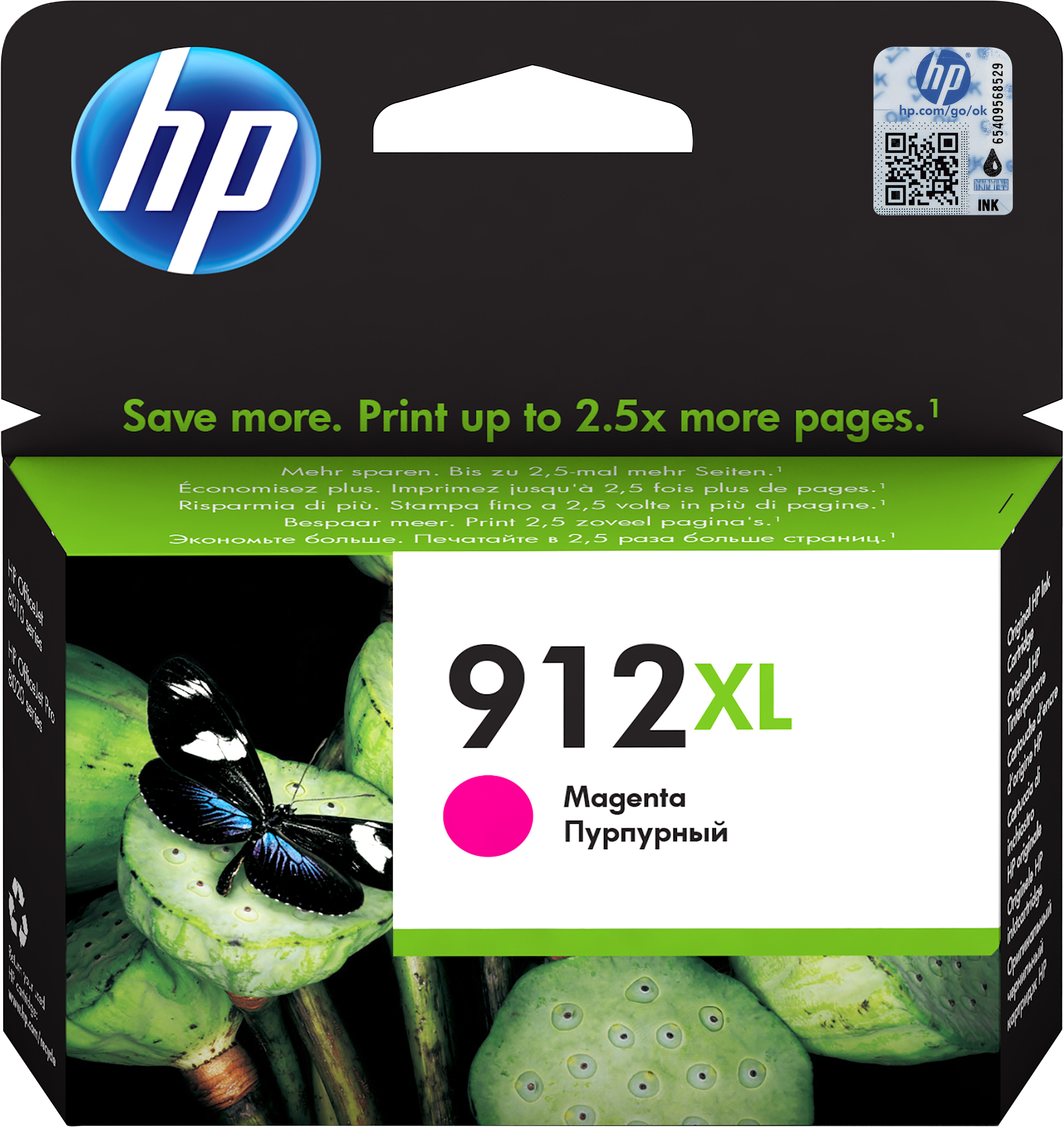HP nº912XL Cartucho Magenta