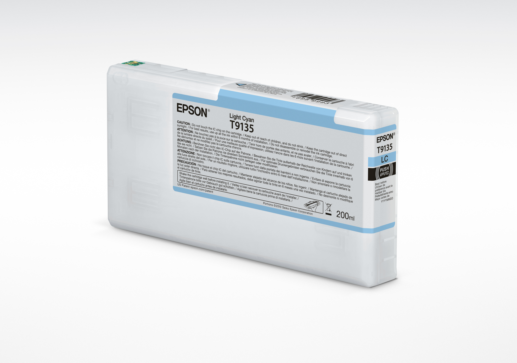 EPSON T9135 Light Cyan Ink Cartridge (200ml) para SC-P5000