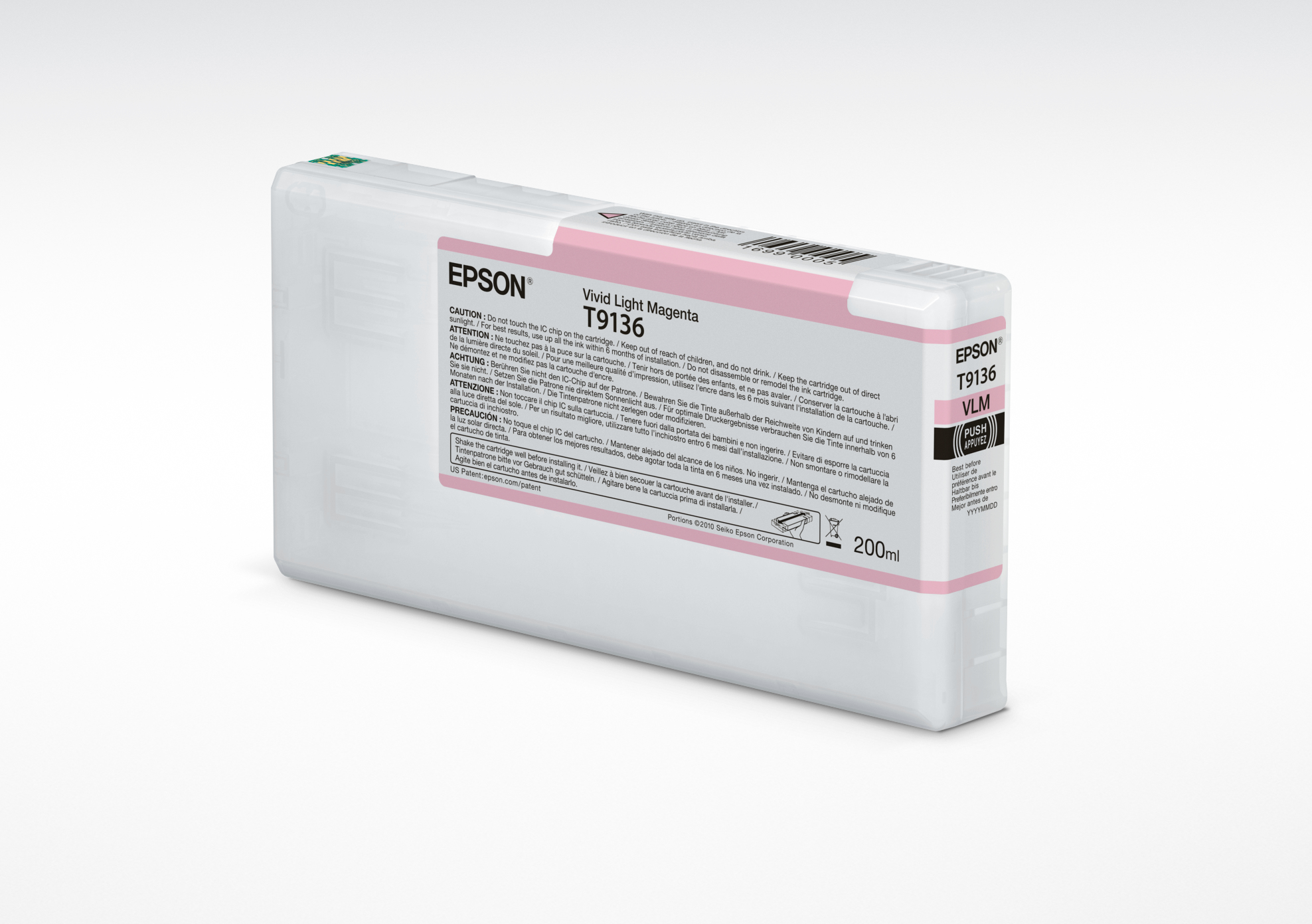 EPSON T9136 Vivid Light Magenta Ink Cartridge (200ml) para SC-P5000