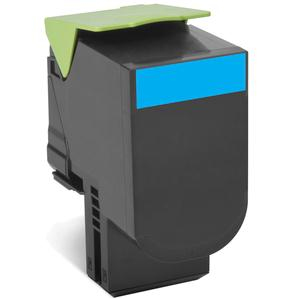 LEXMARK 802XC Cartucho de toner cian Extra Alto Rendimiento Retornable (4k)