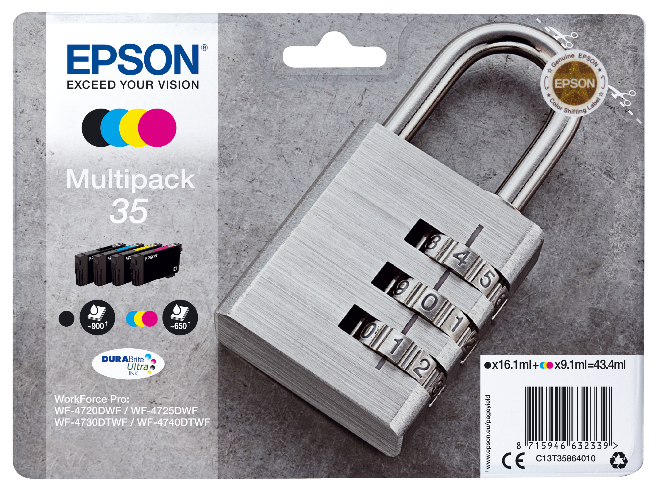 TINTA MULTIPACK 35 DURABRITE