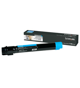 Lexmark X950X2CG Cian toner y cartucho laser
