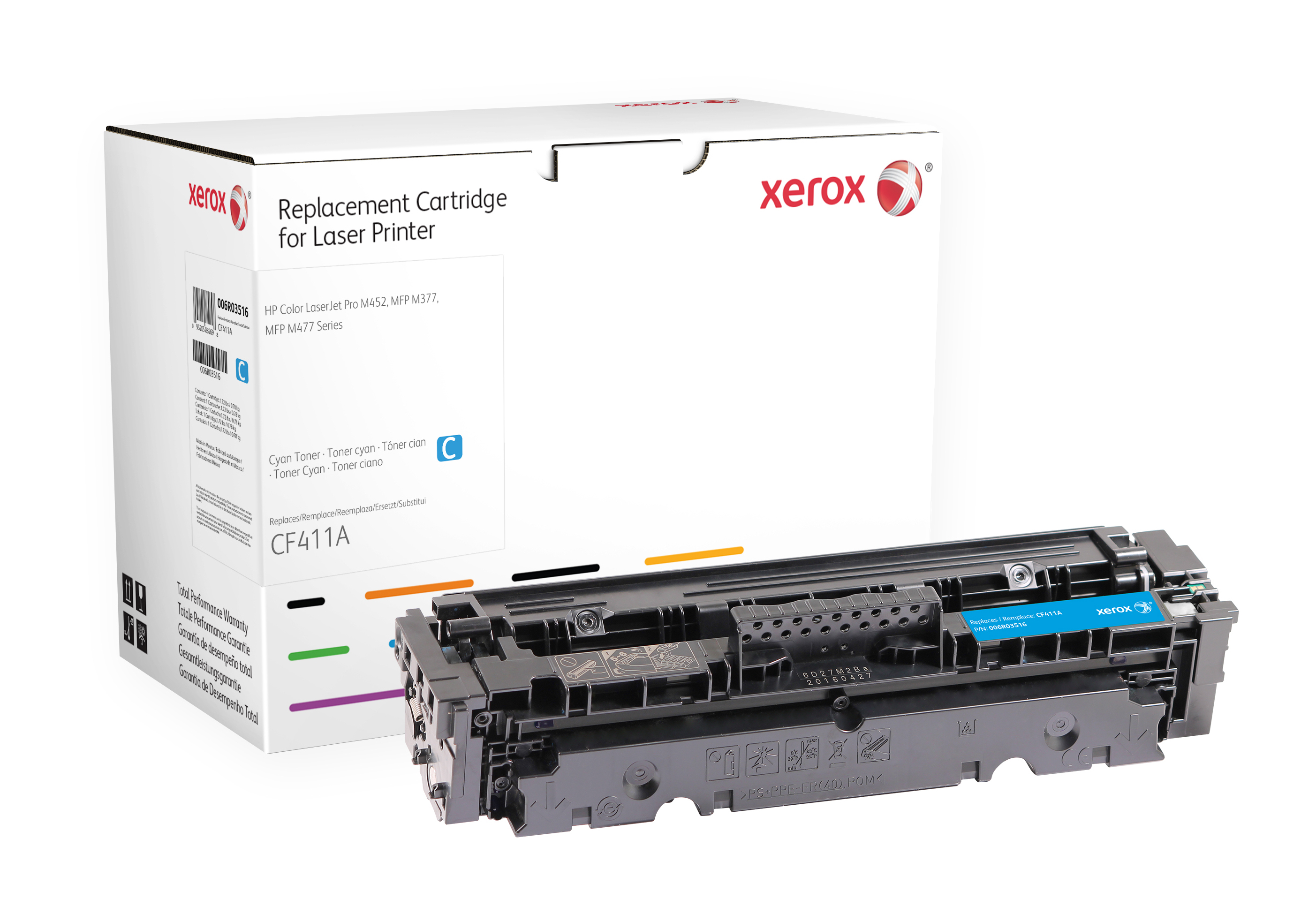 XEROX Everyday Remanufactured Toner para HP 410A (CF411A), Standard Capacity