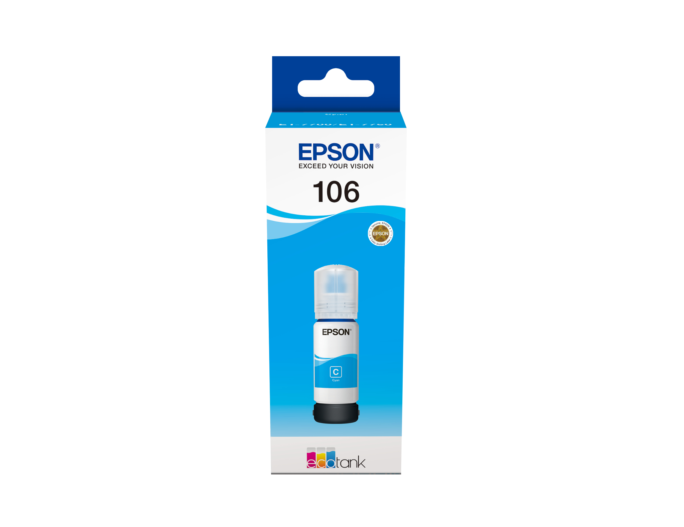 EPSON 106 EcoTank Cyan ink bottle ET-7700 / ET-7750
