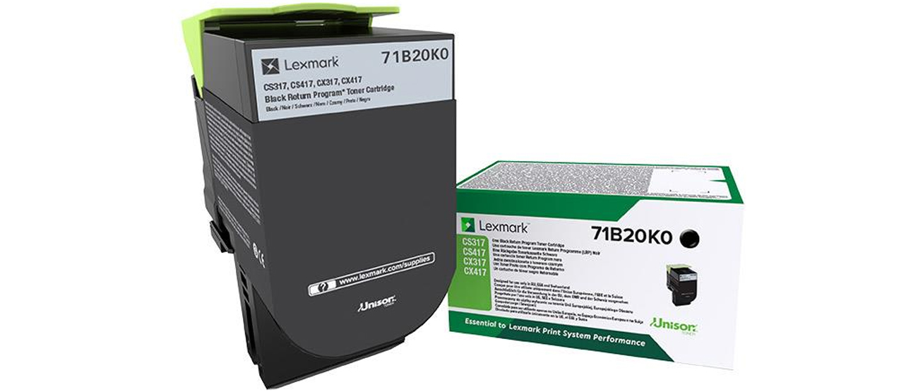 LEXMARK TONER 71B20K0 NEGRO