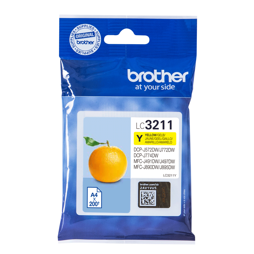 BROTHER Cartucho tinta Amarillo LC3211Y
