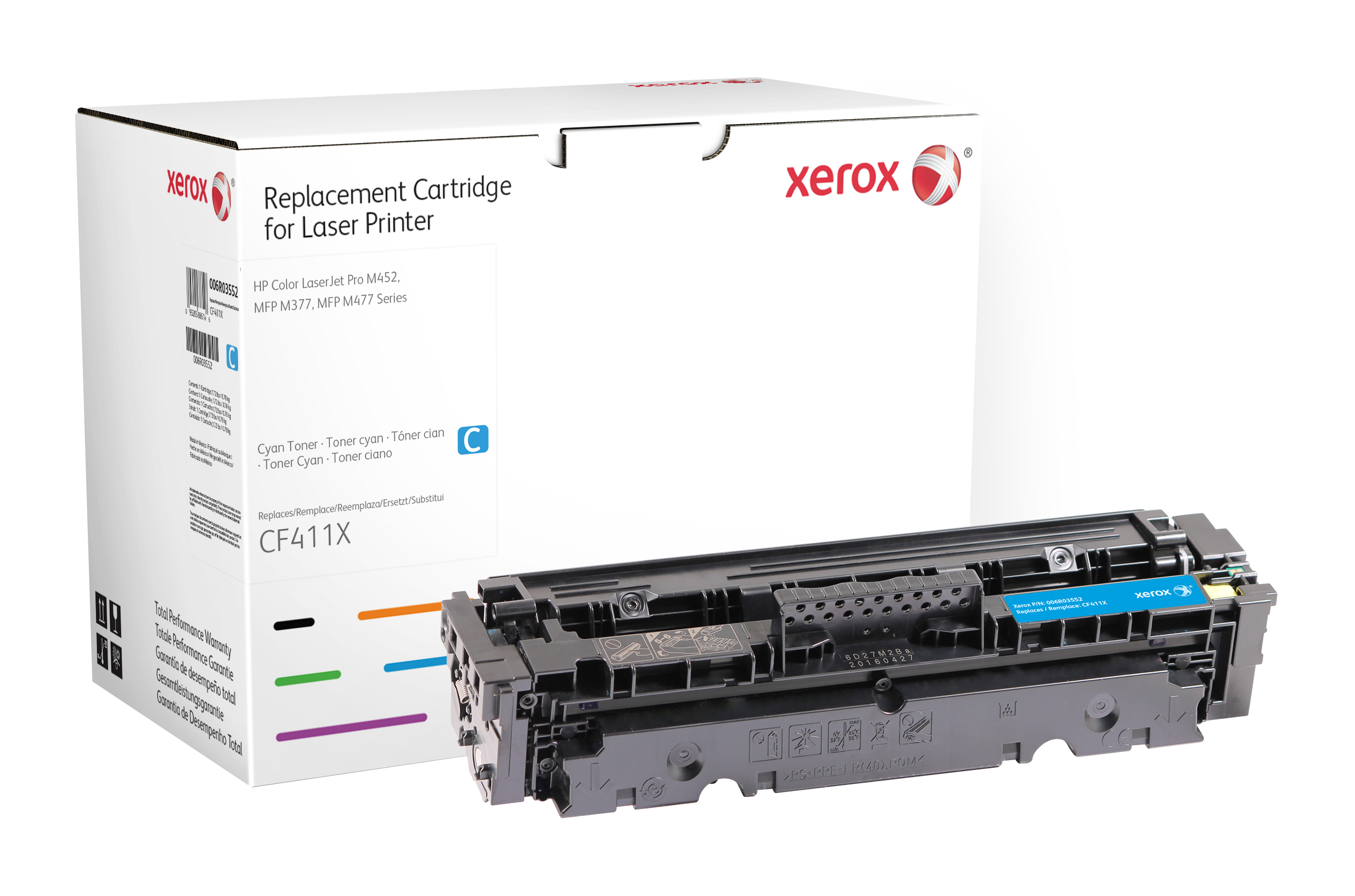 XEROX Everyday Remanufactured Toner para HP 410X (CF411X), High Capacity