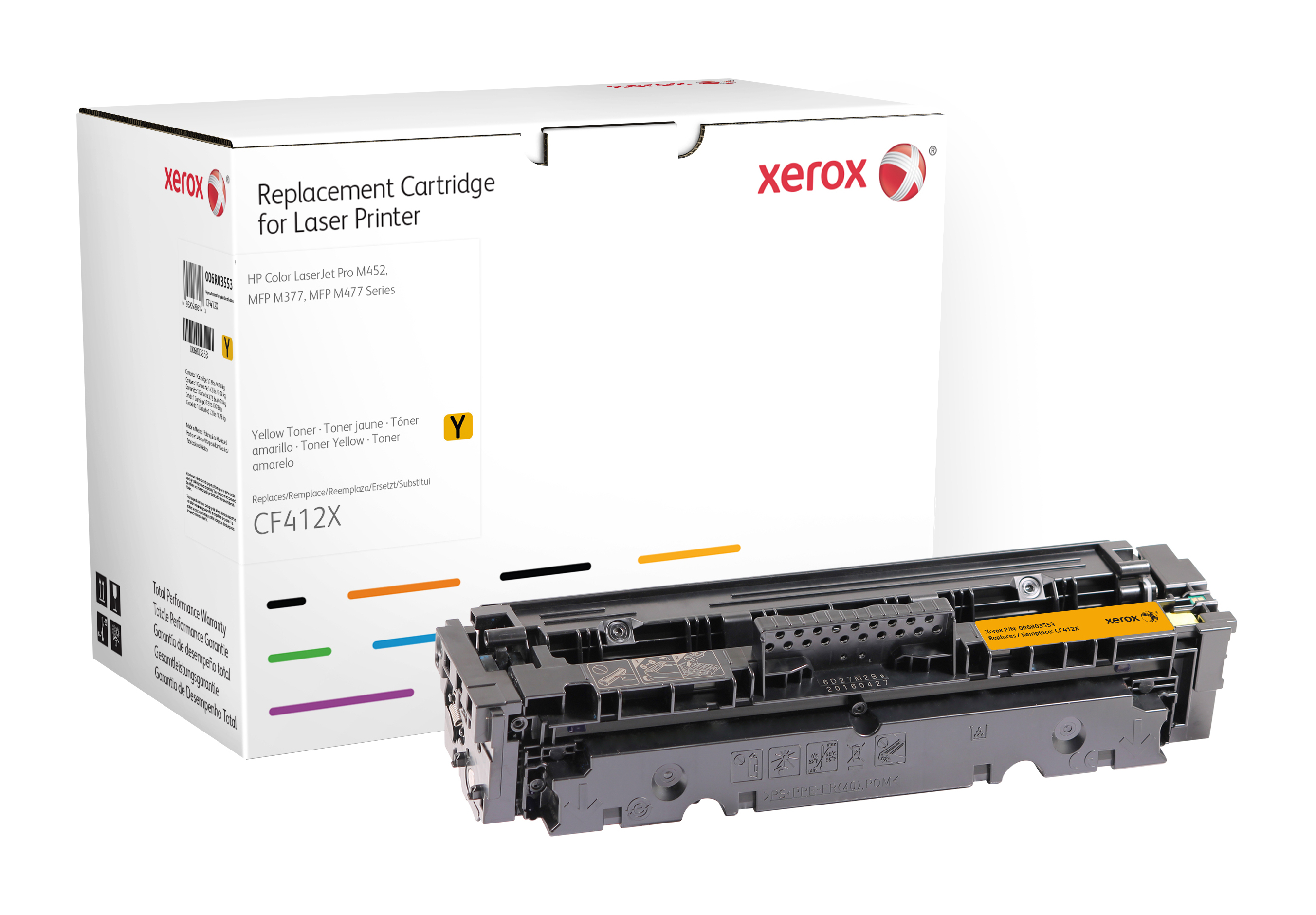 XEROX Everyday Remanufactured Toner para HP 410X (CF412X), High Capacity