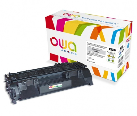 ARMOR Toner Negro CE505A para HP Laserjet P2030, P2035, P2050, P2055 y 3479B002 CANON LBP 6300, 6650, MF5840, 5850, 5880