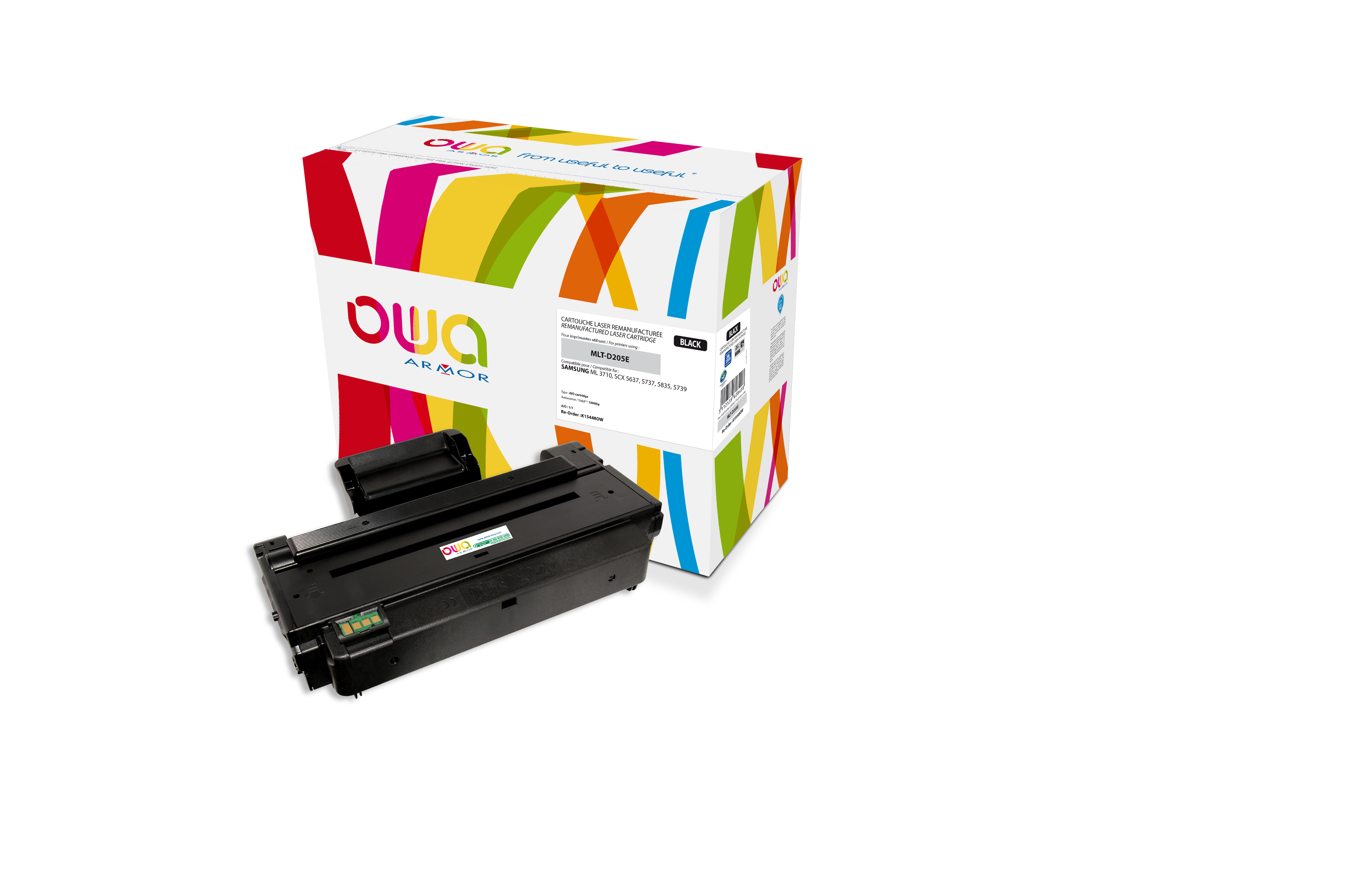 ARMOR Toner MLT-D205E para Samsung ML 3710, SCX5637, 5737, 5739 Noir, Black