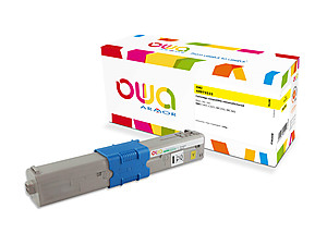 ARMOR Toner 44973533 para OKI C301 ,C321, C332, C340 Amarillo 1500p