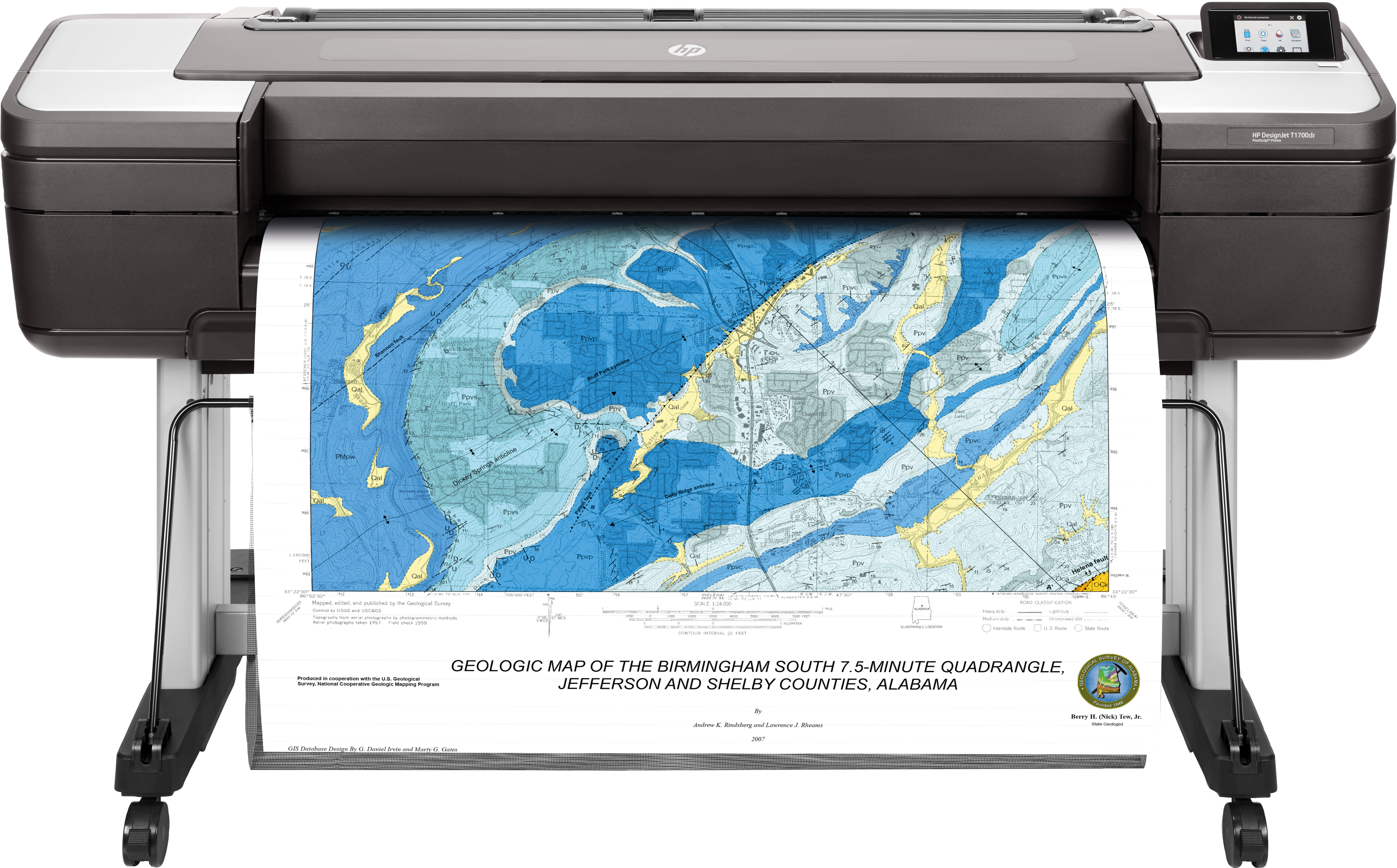 HP Impresora DesignJet T1700dr PostScript doble rollo ps