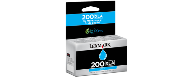 Lexmark Cartucho de tinta cian Alto Rendimiento 200XLA