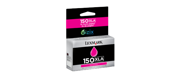 Lexmark Cartucho de tinta magenta Alto Rendimiento 150XLA