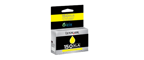 Lexmark Cartucho de tinta amarilla Alto Rendimiento 150XLA
