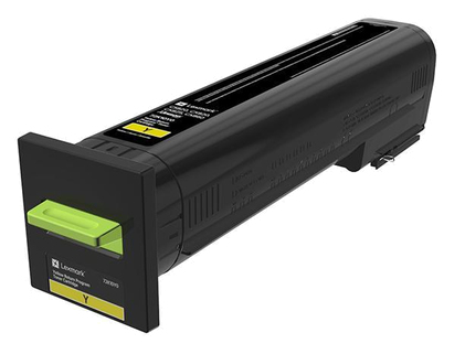 Lexmark CS820, CX82x, CX860 Cartucho de toner amarillo Retornable