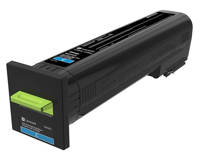 Lexmark CX825, CX860 Cartucho de toner cian rendimiento extra alto Retornable