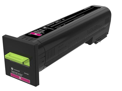 Lexmark CX825, CX860 Cartucho de toner magenta rendimiento extra alto Retornable